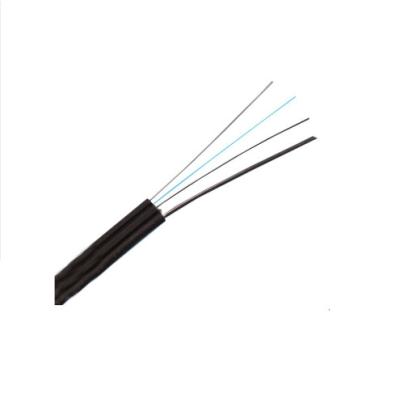 China G652 G657a1 Flat Optical Cable , 1-12 Core Fiber Optic Drop Wire for sale