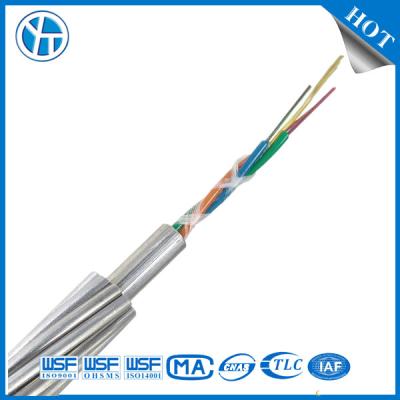China Cable de Opgw Adss de la comunicación del poder, 24 cables de toma de tierra ópticos del poder de la base en venta