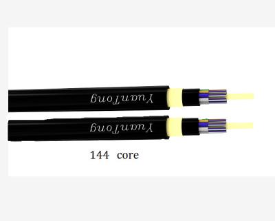 China Outdoor Communication ADSS Fiber Optic Cable Double Layer 144 Core For Aerial for sale