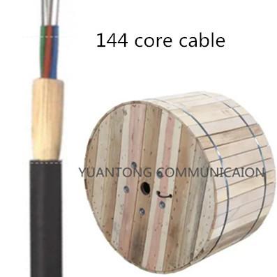 Китай Собственная личность поддержала кабель оптического волокна 144 ядров, кабель волокна одиночной оболочки диэлектрический продается