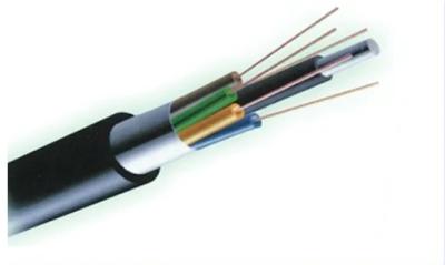 China Black Outdoor Gyta Cable , 48 Core Armoured Fibre Optic Cable for sale