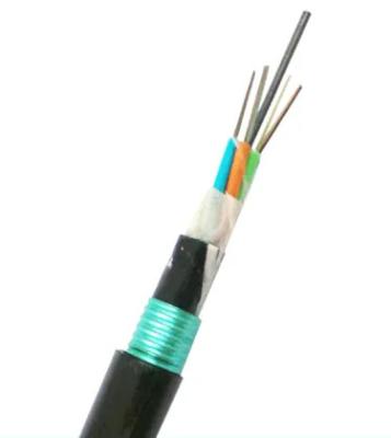 Chine Noyau enterré direct noir extérieur GYTY53 du câble optique 72 de fibre à vendre