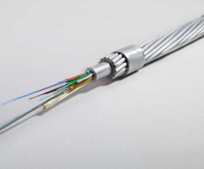 China 52 do cabo de fibra ótica fraco múltiplo do tubo OPGW do núcleo único modo à venda