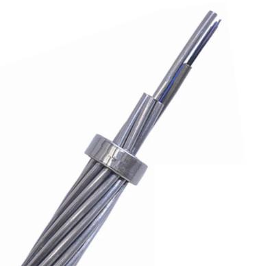 China cable de toma de tierra óptico de la base de los 200m OPGW 36 en las líneas de transmisión de poder fibra de G652d en venta