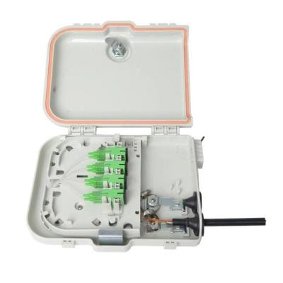 China White IP65 FTTX Accessories 6 Ports Ftth Fiber Terminal Box for sale