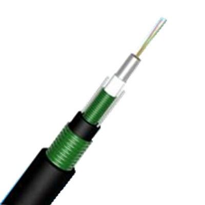 China GYXTW54 24 Core Duct Fiber Optic Cable Longitudinal Corrugated Steel Tape for sale