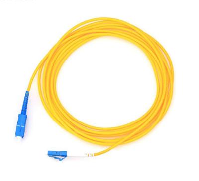 China SC/APC UPC Fiber Optic Patch Cord Single Mode LSZH PVC 2.0 3.0mm Jumper For Ftth for sale