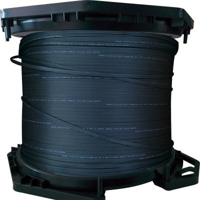 China Cable de descenso plano de la fibra óptica de la base del cable óptico 1-12 de G652D G657a1 A2 en venta