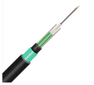 China Arc Erosion Resistant Jacket GYXTW Self Support Aerial Cable 12 24 Core Single Mode for sale