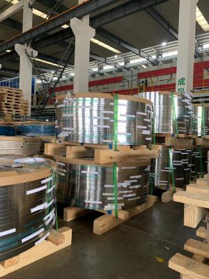 China Los VAGOS acaban la bobina de acero inoxidable de acero inoxidable 316l 0.15m m x 26.5m m del rollo de la tira en venta