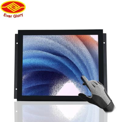China monitor del marco abierto 1000cd/M2, monitor de la pantalla táctil de 19 pulgadas para las carteleras al aire libre en venta