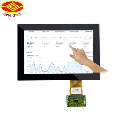 China 10.1 polegadas Painel de toque capacitivo Display multi-toque capacitivo Impermeável Flexível à venda