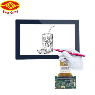China 17 Inch LCD Touch Screen PCAP Tempered Glass Sensor With USB Port for sale