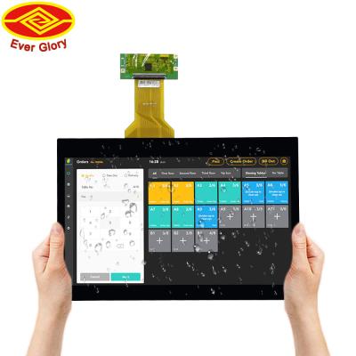 China 14 Inch Outdoor PACP Touch Panel Equipped With USB Interface And IP65 Waterproof Rating for sale