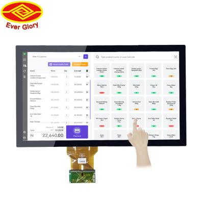Chine 27 l'écran tactile capacitif de pouce PCAP avec RS232 l'interface IP65 imperméabilisent à vendre