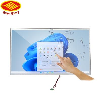 Chine Résolution industrielle de pouce 1920×1080 du PC 15,6 d'écran tactile d'anti empreinte digitale à vendre