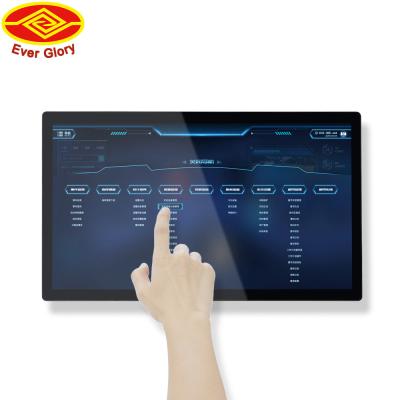 China 21.5 Inch Capacitive Touch Display 178°/178° Viewing Angle 10 Point for sale