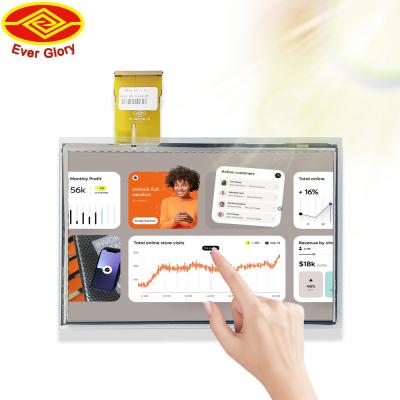 China 10.1 Inch Touch Screen Display Panel For Outdoor Display Anti-Fingerprint Coating for sale