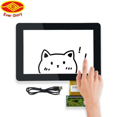China 10.1 Inch Highly Efficient Multi Touch Panel With G+G Structures Finger Input Mode à venda