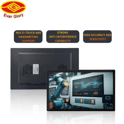 China 21.5 pulgadas de panel industrial PC Ultra Brillante con pantalla táctil múltiple industrial incorporado en venta