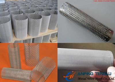 China Metal Filter Tube With Woven Wire Mesh Expanded Metal Perforated Type for sale