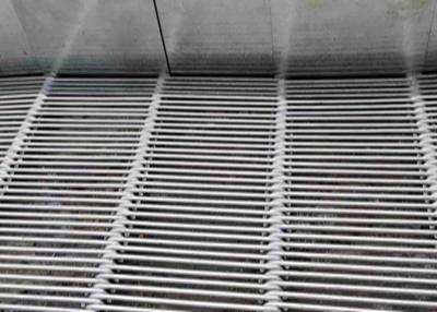 China Length 10m-50m Flat Wire Mesh Conveyor Belt Open Area 67.5%-86% Diameter 0.9mm-2.35mm for sale