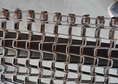 China Refrigerar Congelar Cinturão transportador de arame plano Tratamento da borda de menos de 1 M/min a 25 M/min à venda