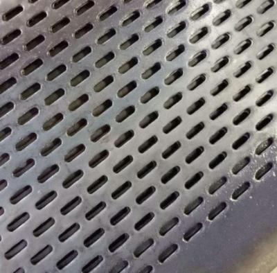 China 304 Stainless Steel Perforated Metal Mesh For Oval Hole Punching Te koop