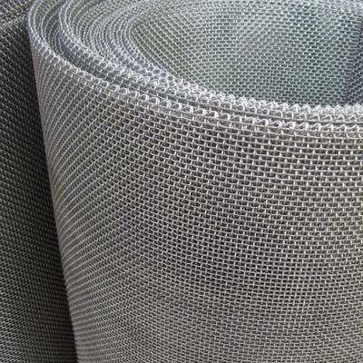 China Square Hole Crimped Woven Wire Mesh SS 316 304 Stainless Steel / Brass for sale