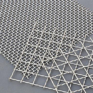 65mn Square Hole Galvanized Steel Crimped Wire Mesh for Mine Sieving ...
