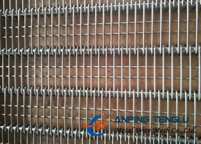 China AISI 1.6mm to 4mm Wire Conveyor Belt Bright Silver for sale