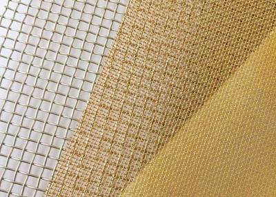 China Alambre tejido de cobre amarillo H65 Mesh Plain Weave 0,10 a de 0.19m m en venta
