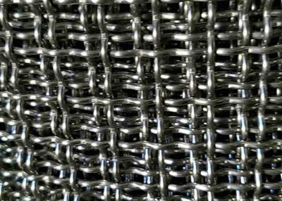 China Double 1m Stainless Steel Crimped Wire Mesh Bright Silver for sale