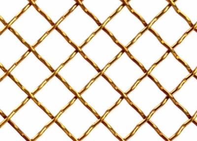 China 1 To 20mm Metal Wire Mesh Screen 65% Copper 35% Zinc Brass for sale
