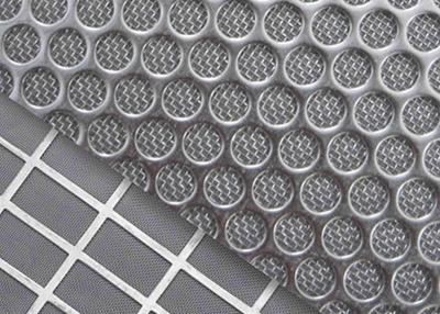 China 1 micrón a alambre sinterizado 300 micrones Mesh With Punching Plate ISO en venta