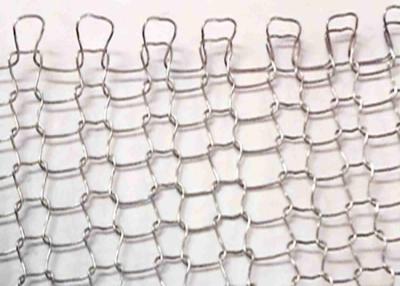 Chine Maille tricotée par fil industriel d'acier inoxydable des champs 0.12mm à vendre
