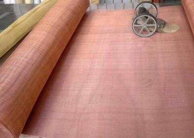 China High Conductivity Rust Corrosion Copper Woven Wire Mesh for sale