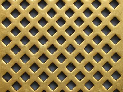 China Copper Brass Non Ferrous Perforated Metal Mesh 0.5mm Thick for sale