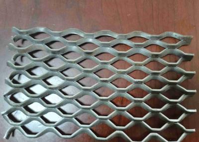 China Steel 0.8mm Thick Expanded Metal Filter Mesh Diamond Shaped Openings for sale