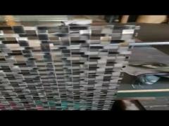 Metallo decorativo tessuto quadrato piano Mesh Stainless Steel o alluminio