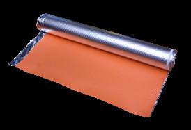 China Cross Link IXPE Foam Underlayment With Silver Vapor Barrier for sale