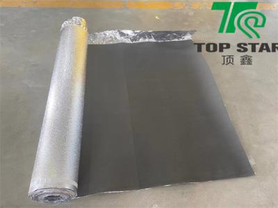 China EVA Rubber 3 In 1 Acoustical Flooring Underlayment With Sliver Film Vapor Barrier for sale