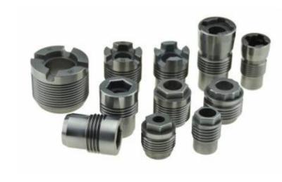 China Downhole Water Threaded Tungsten Carbide Nozzle For Petroleum Machinery for sale