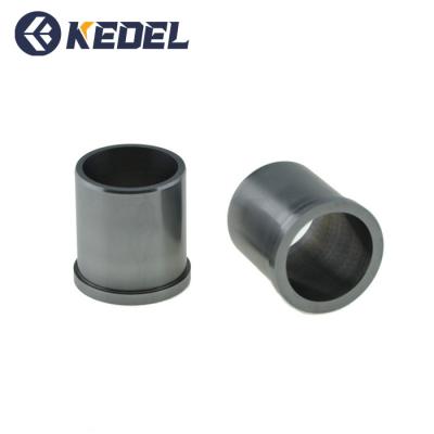 China Cemented Silicon Tungsten Carbide Sleeves YG6 Round Shaft Bushing for sale
