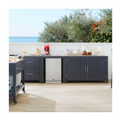 Chine Trolley Bbq Pull Out Outdoor Kitchen Cabinets Stainless Commercial à vendre