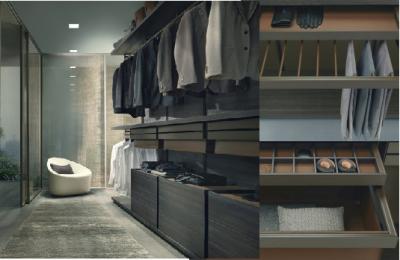 China Guardarropas Scratchproof Grey Bedroom Furniture Wardrobe inodoro E1 del PVC en venta