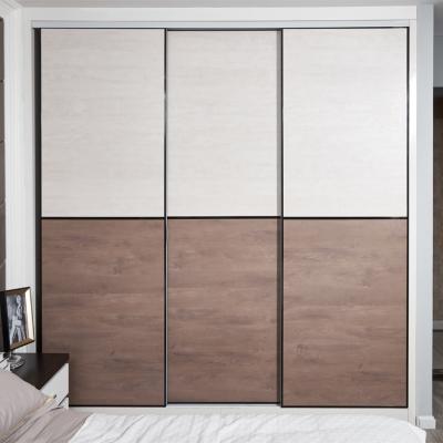 China Water Proof Bedroom Built In Wardrobes With Sliding Doors for sale