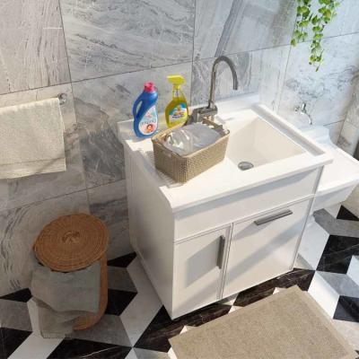China OEM ODM Bathroom Vanity Cabinets Modern Counter Wash Basin for sale