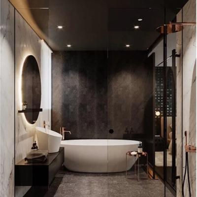 中国 OEMの浴室の虚栄心のキャビネットを立てる床は洗面器の組合せをAntique 販売のため