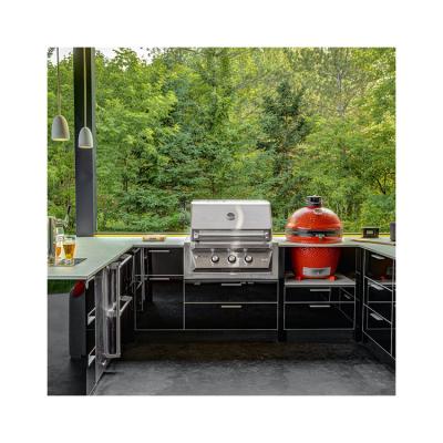 China Pull Out Basket Outdoor Kitchen Cabinets Stainless Steel Material for sale